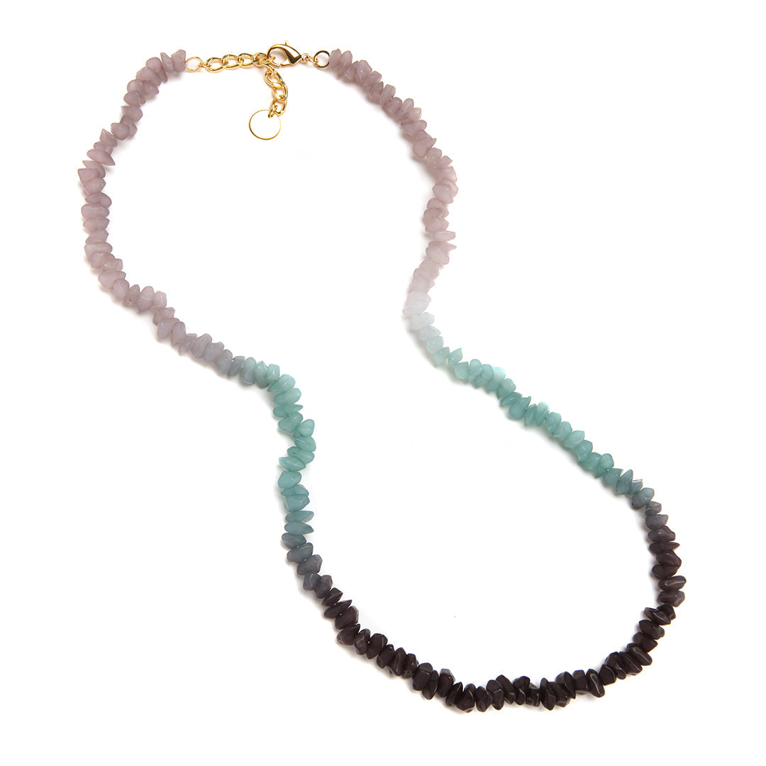 PONO Jolene Necklace in Aqua Haze available at Barbara Katz