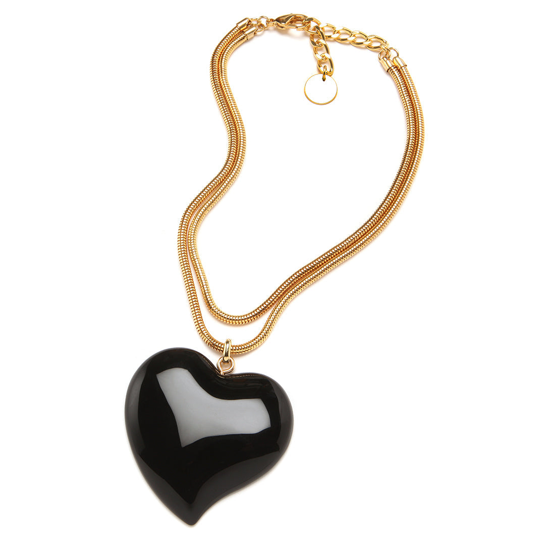 PONO Carole Necklace in Jet available at Barbara Katz