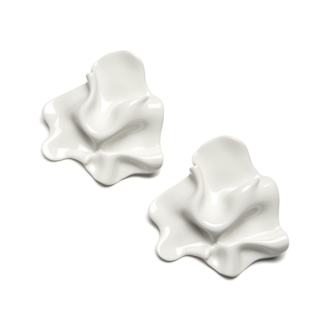 PONO Azalea Clip Earrings in Latte available at Barbara Katz