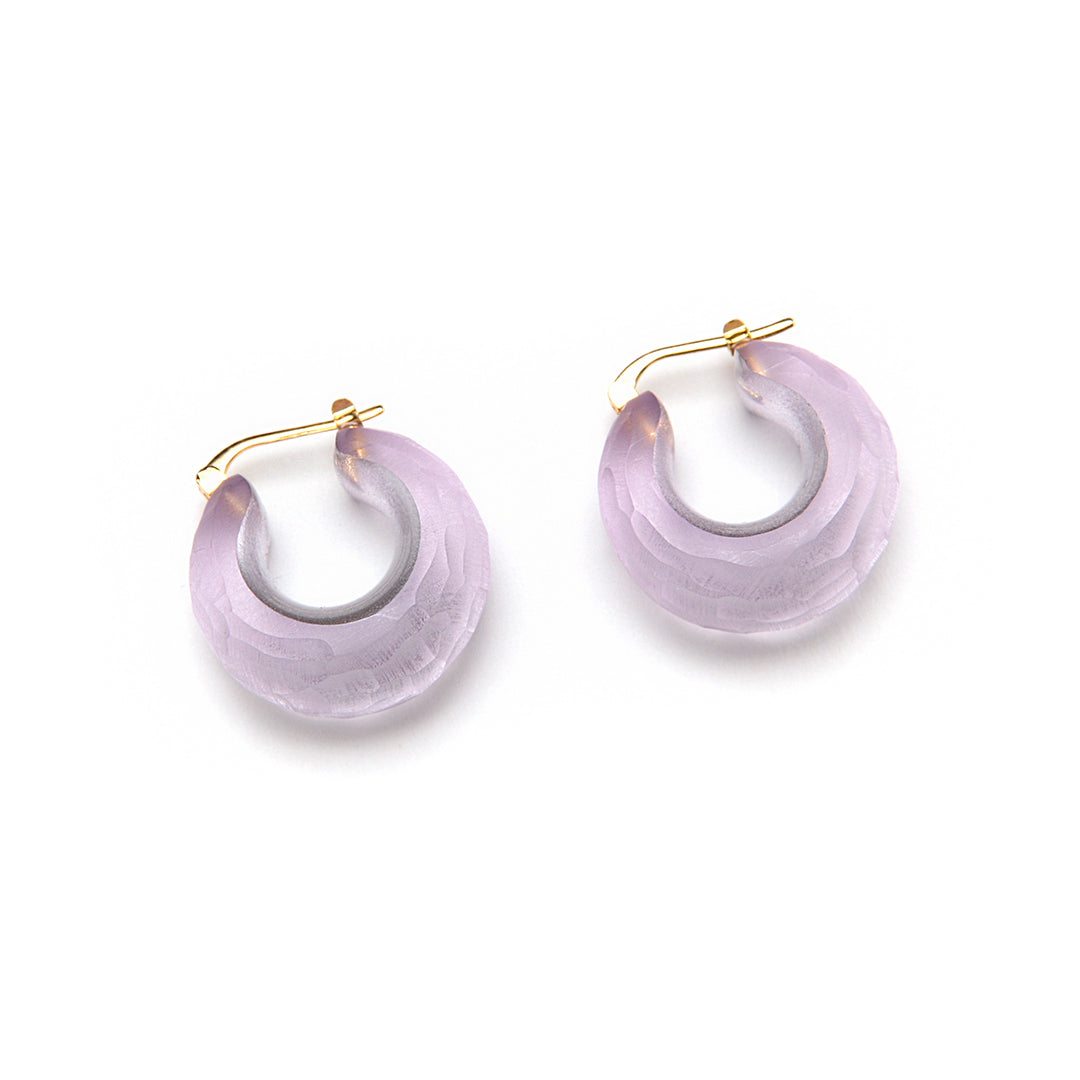 PONO Ice Mila Earrings in Lilac available at Barbara Katz