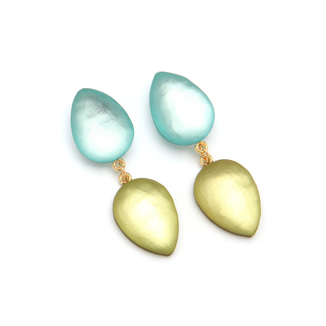 PONO Ice Suki Earrings in Waterfall available at Barbara Katz