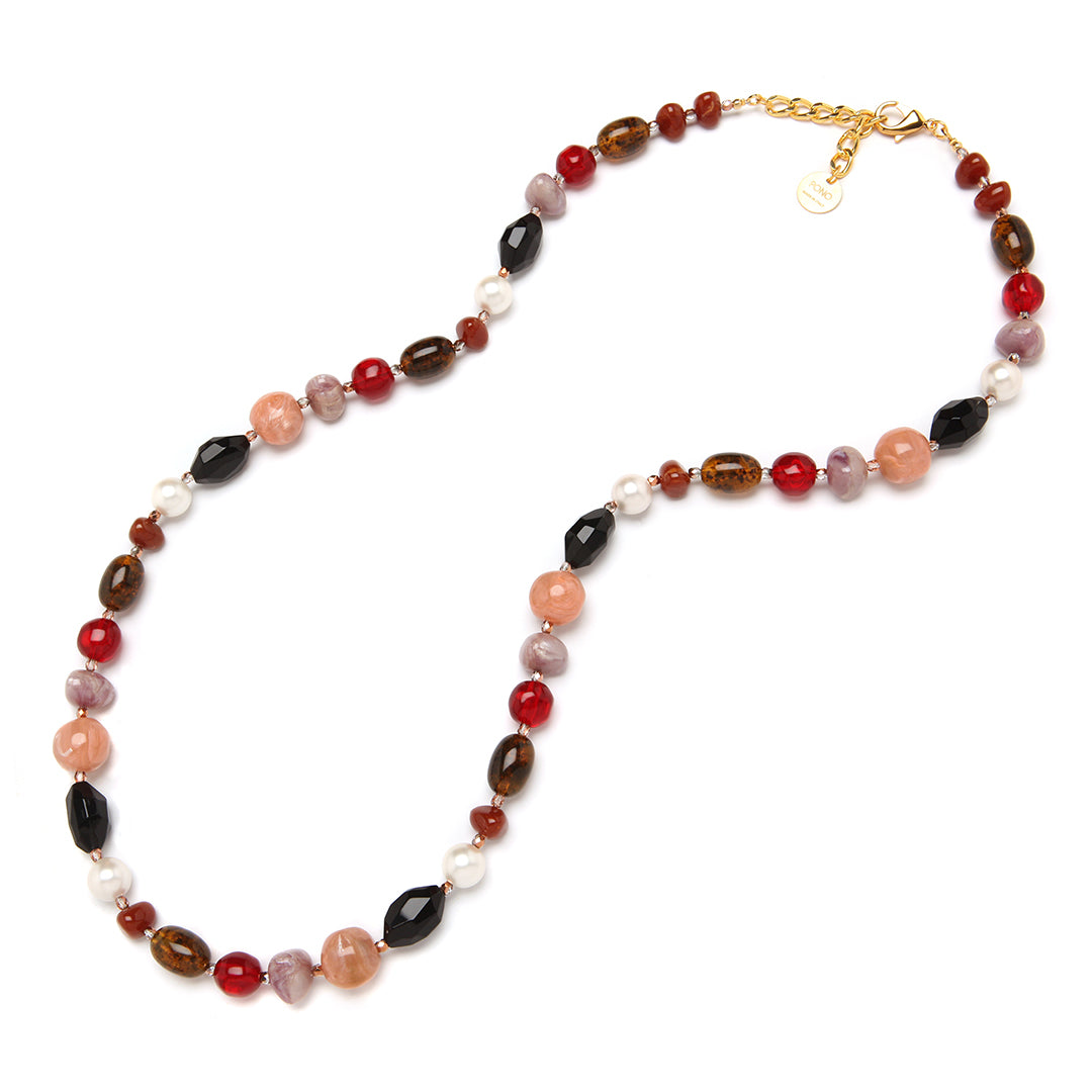PONO Sandra Necklace in Ruby available at Barbara Katz