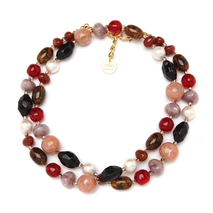 PONO Sandra Necklace in Ruby available at Barbara Katz