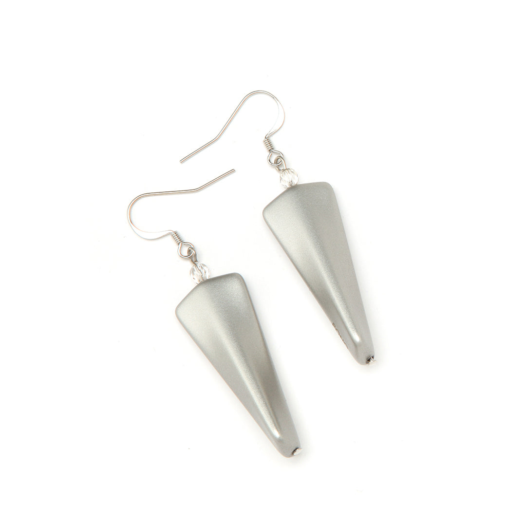 PONO Lily Barile Earrings in Silver available at Barbara Katz