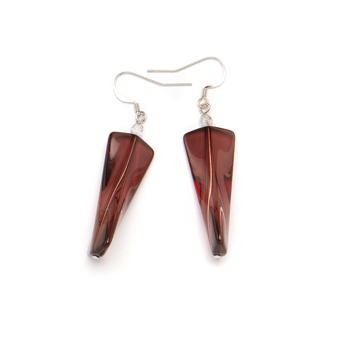 PONO Lily Earrings in Hickory available at Barbara Katz
