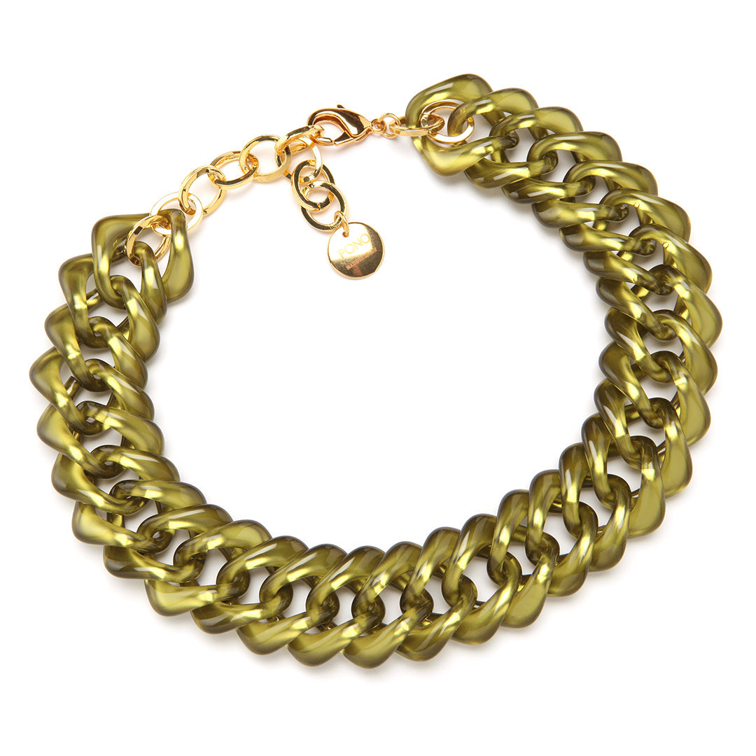 PONO Evelyn Necklace in Pear available at Barbara Katz