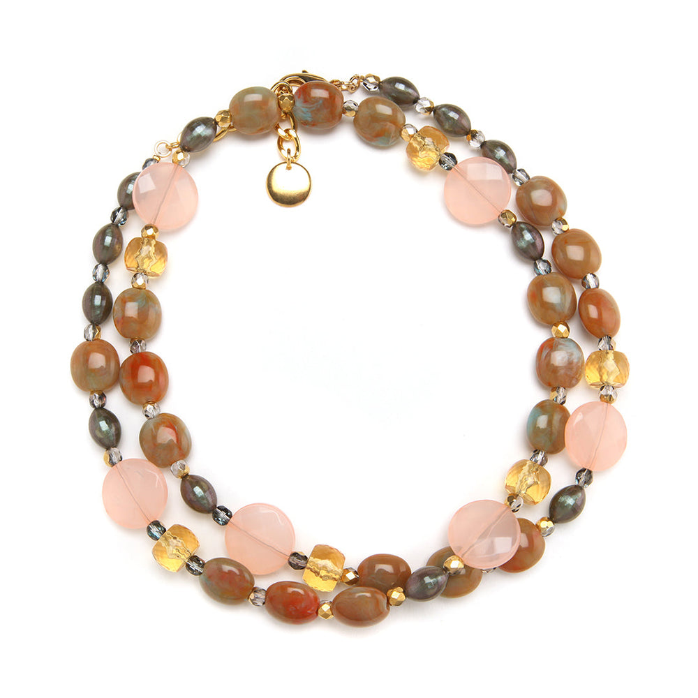 PONO Hazel Necklace in Nectar available at Barbara Katz
