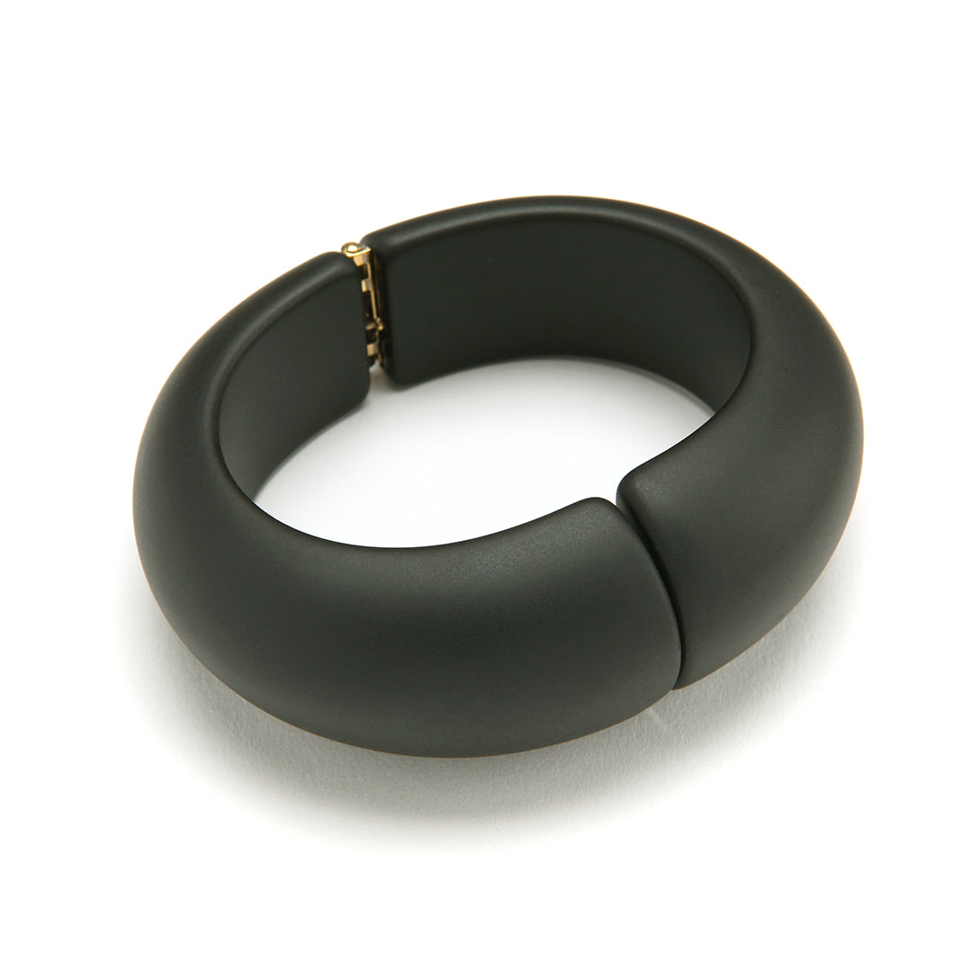 PONO Gemelli Barile Bracelet in Matte Black available at Barbara Katz