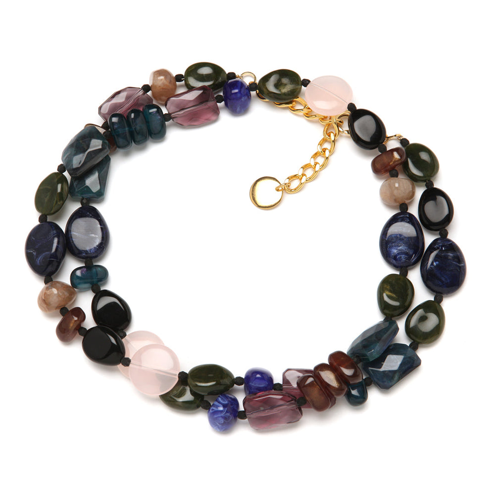 Pono Felicia Necklace Night Opal available at Barbara Katz