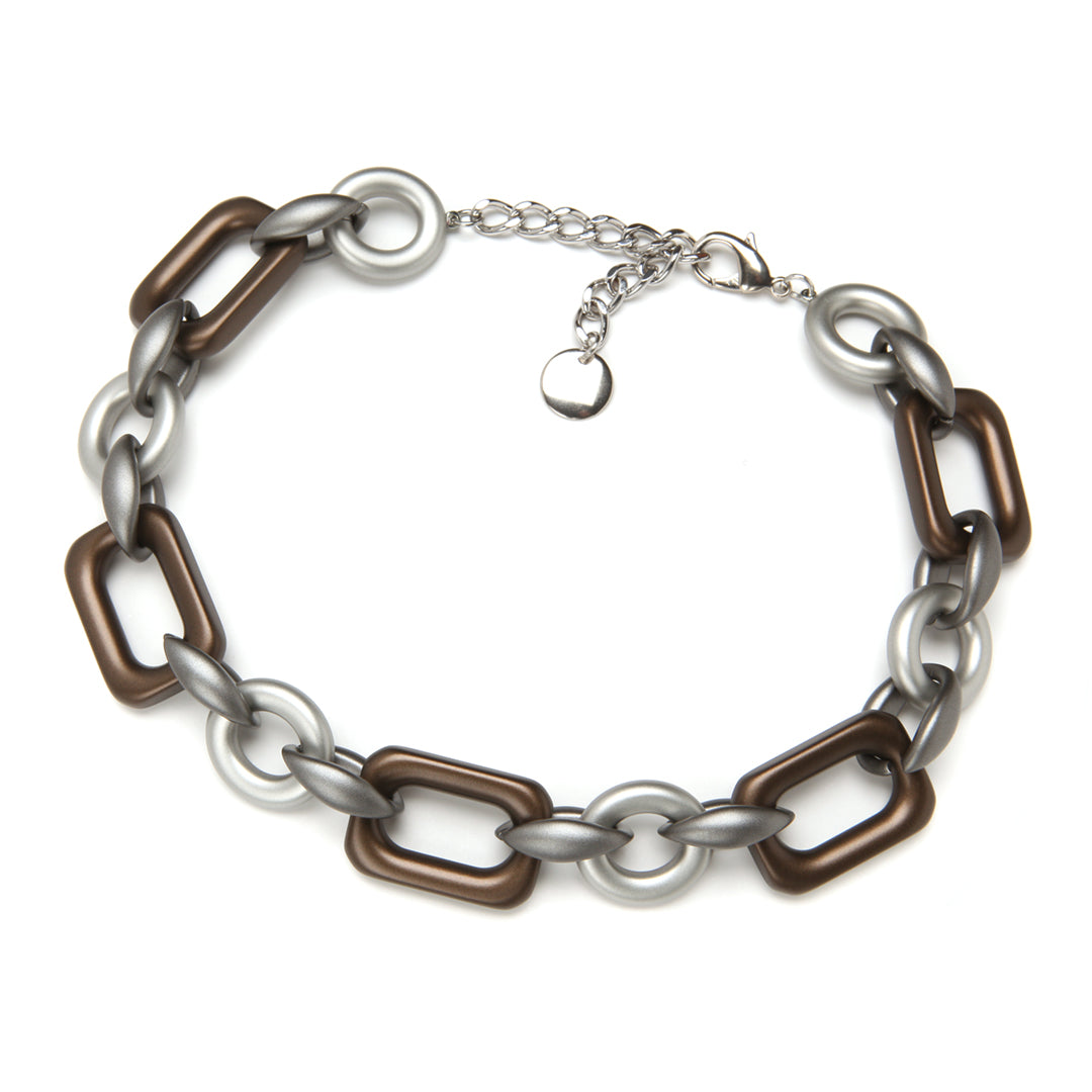Pono Darcy Necklace Iron available at Barbara Katz