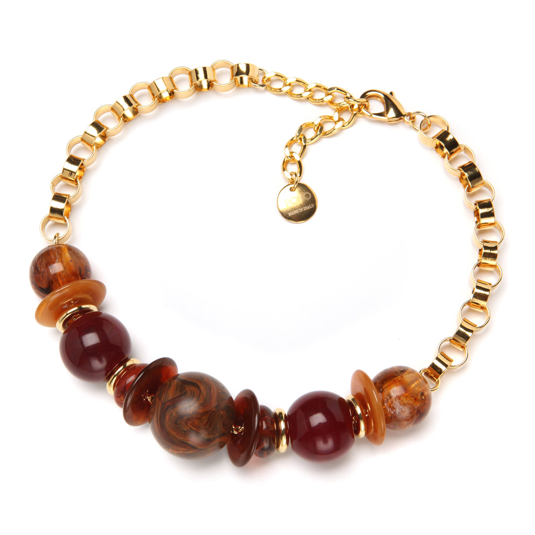 Pono Gayle Necklace Walnut available at Barbara Katz