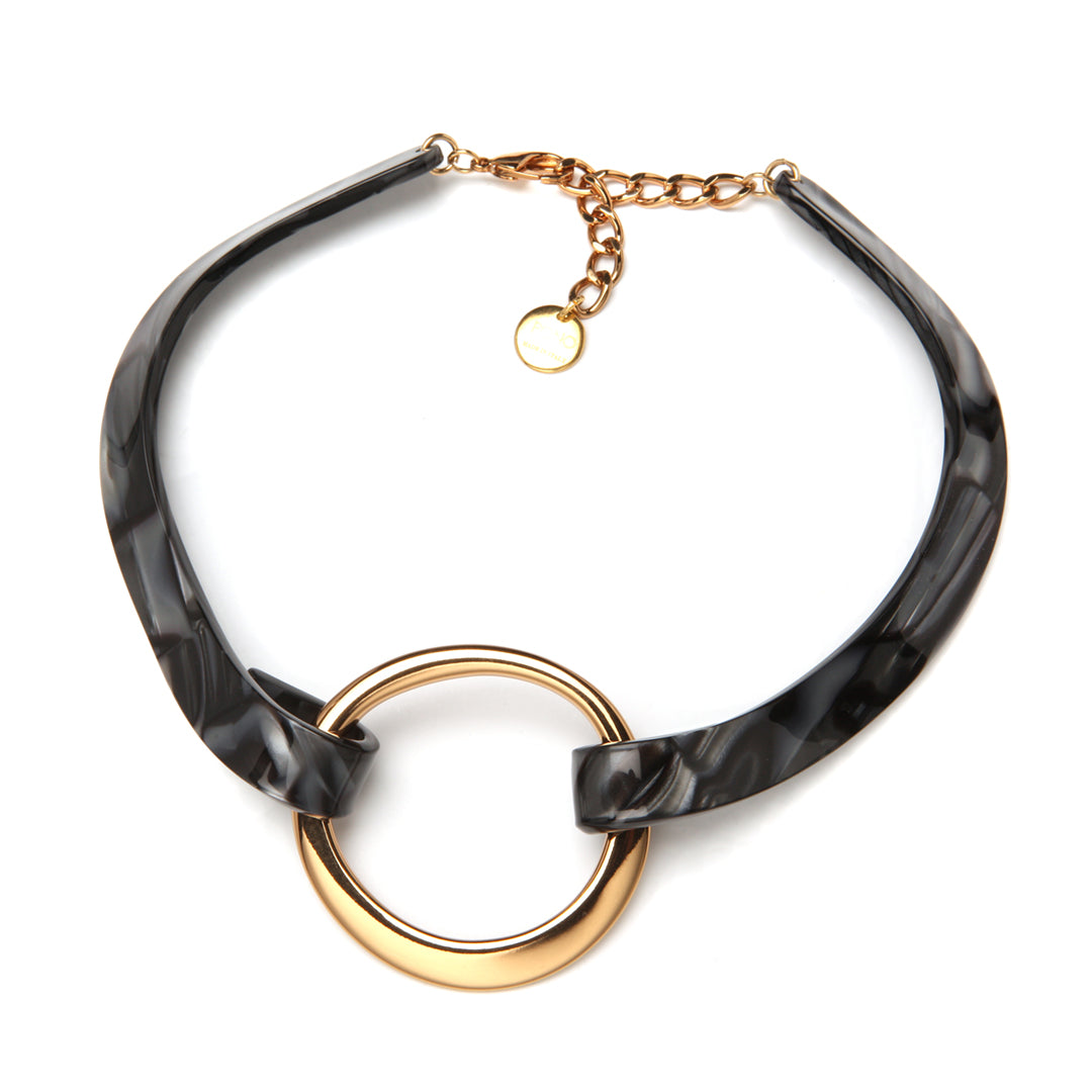 Pono Michelle Necklace Coal Dust available at Barbara Katz