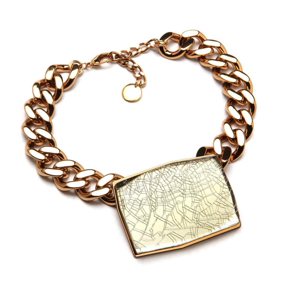 Pono Madeline Necklace Citron available at Barbara Katz