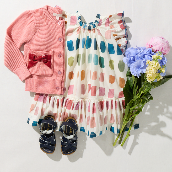 Pink Chicken Girls Harper Dress - Paint Swatches available at Barbara Katz