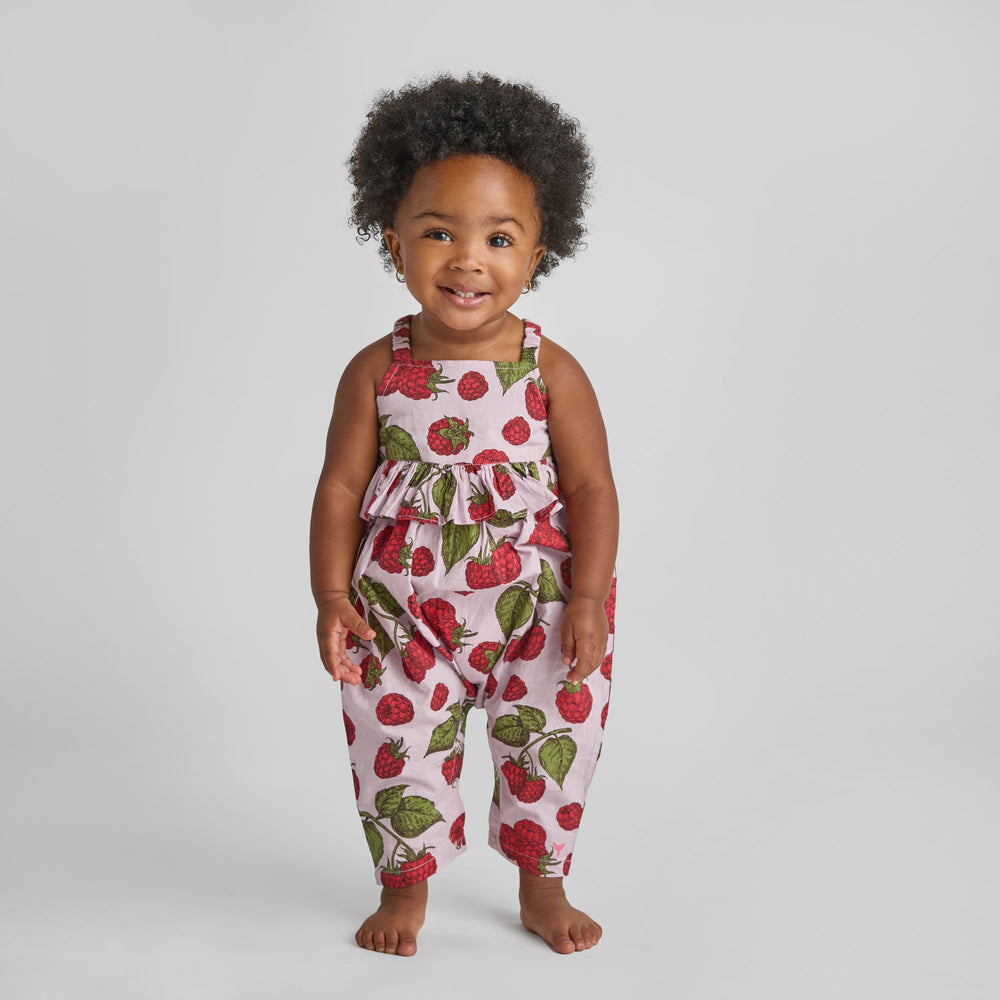 Pink Chicken Baby Girls Brianne Jumper - Lavender Raspberries available at Barbara Katz