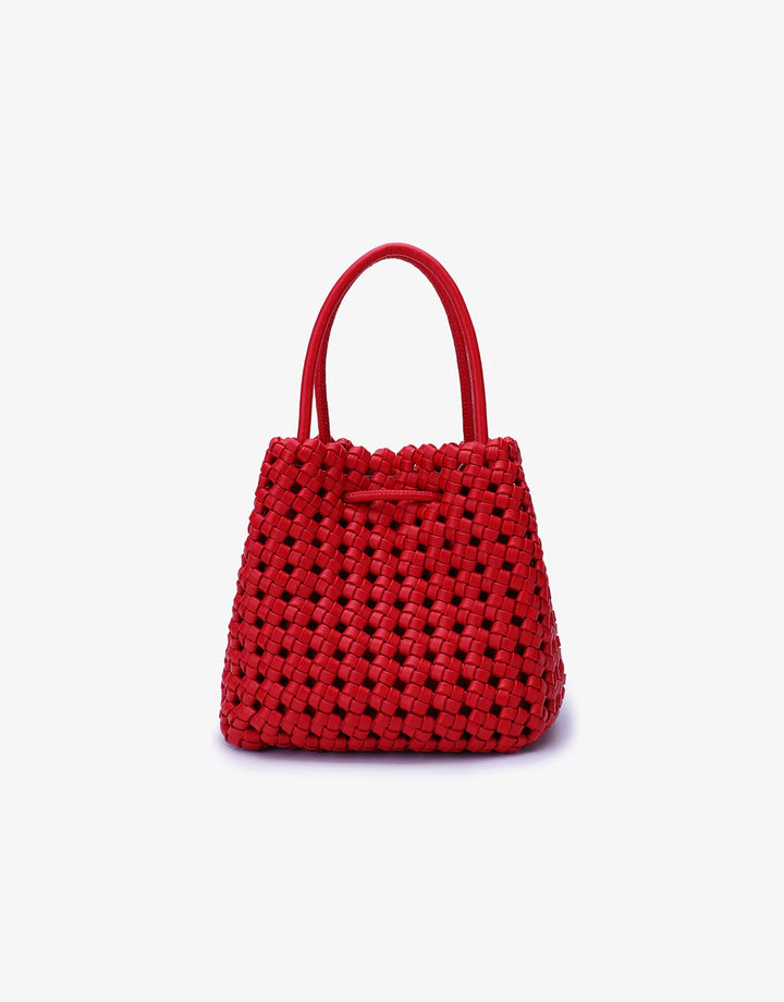 Remi/Reid Perrie Mini Bucket Bag in Red available at Barbara Katz