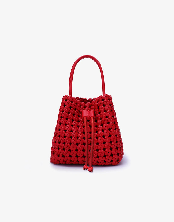 Remi/Reid Perrie Mini Bucket Bag in Red available at Barbara Katz