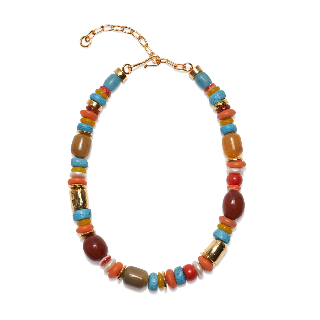 Lizzie Fortunato Souvenir Necklace in Sienna available at Barbara Katz