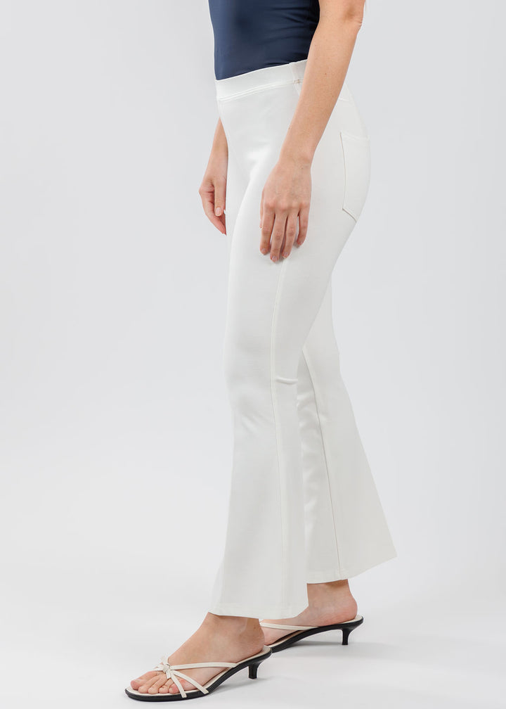 Peace of Cloth Ella Paramount Knit Pants in Oyster available at Barbara Katz
