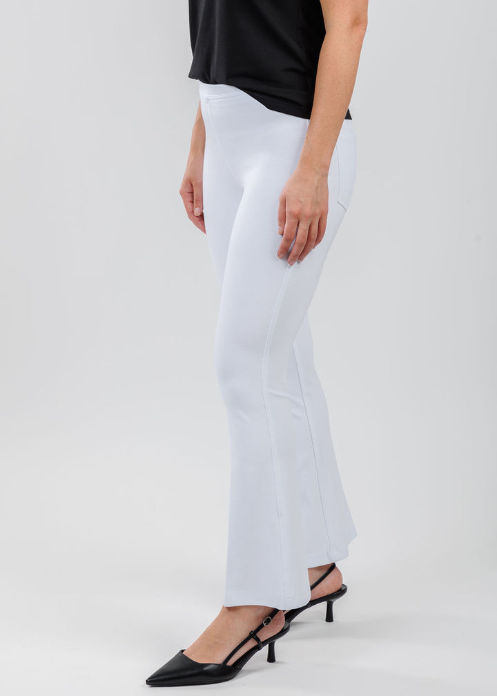Peace of Cloth Ella Paramount Knit Pants in White available at Barbara Katz