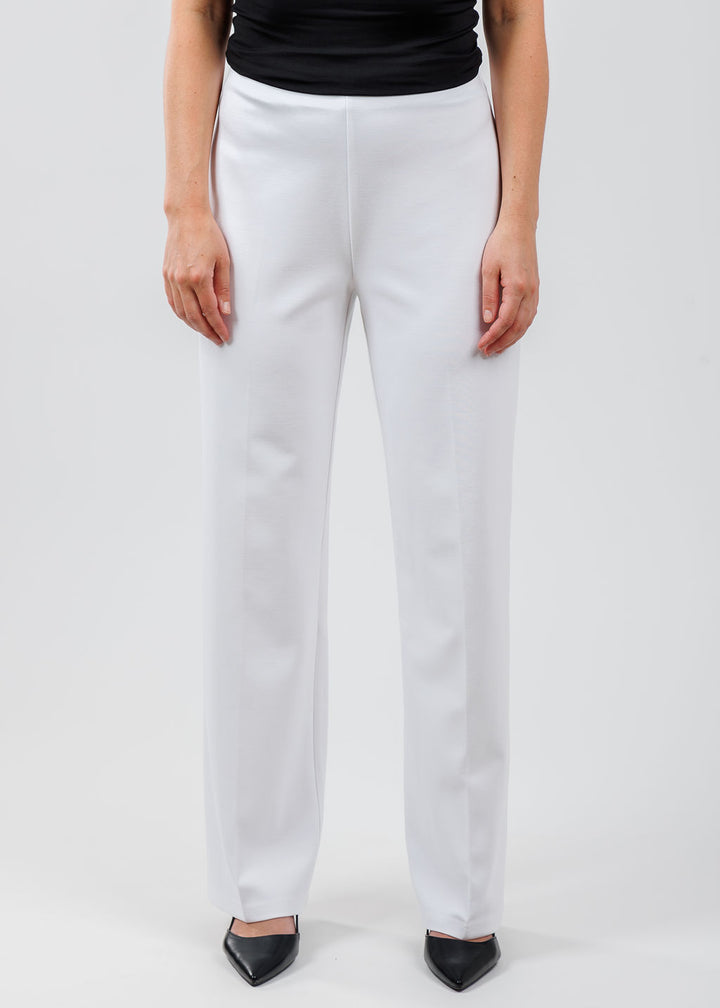 Peace of Cloth Jules Paramount Knit Pants in White available at Barbara Katz