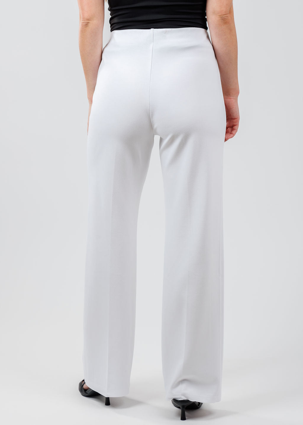 Peace of Cloth Jules Paramount Knit Pants in White available at Barbara Katz