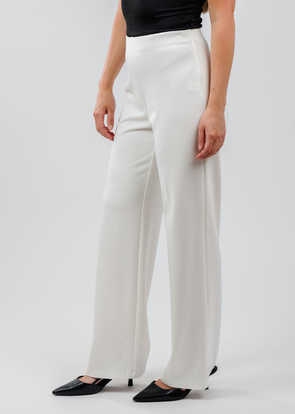 Peace of Cloth Jules Paramount Knit Pants in Oyster available at Barbara Katz