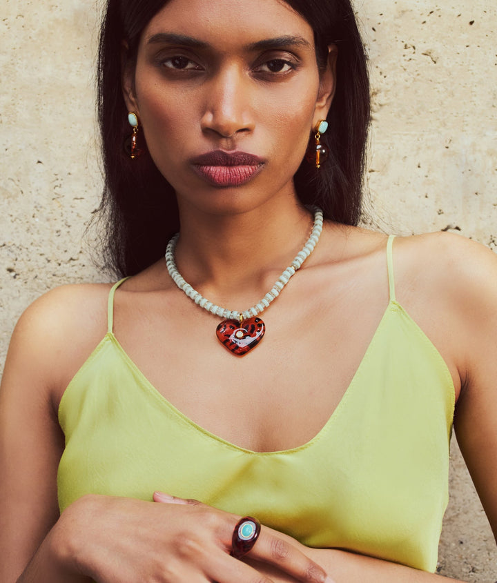 Lizzie Fortunato Pia Earrings in Leopard available at Barbara Katz