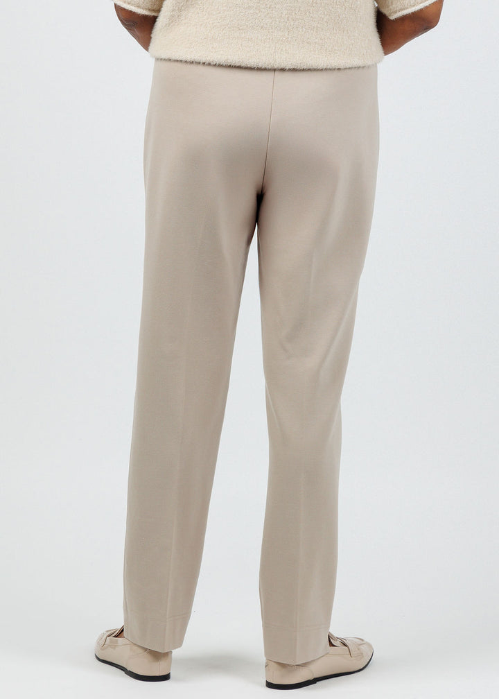 Peace of Cloth Annie 29" Paramount Knit Pants in Oat available at Barbara Katz
