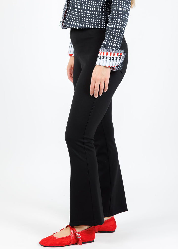 Peace of Cloth Ella Paramount Knit Pants in Black available at Barbara Katz