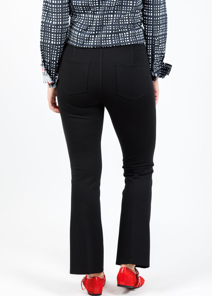 Peace of Cloth Ella Paramount Knit Pants in Black available at Barbara Katz