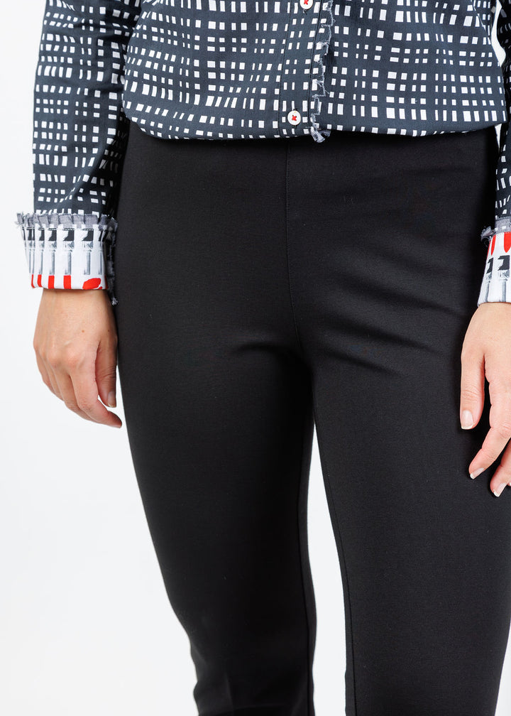 Peace of Cloth Ella Paramount Knit Pants in Black available at Barbara Katz