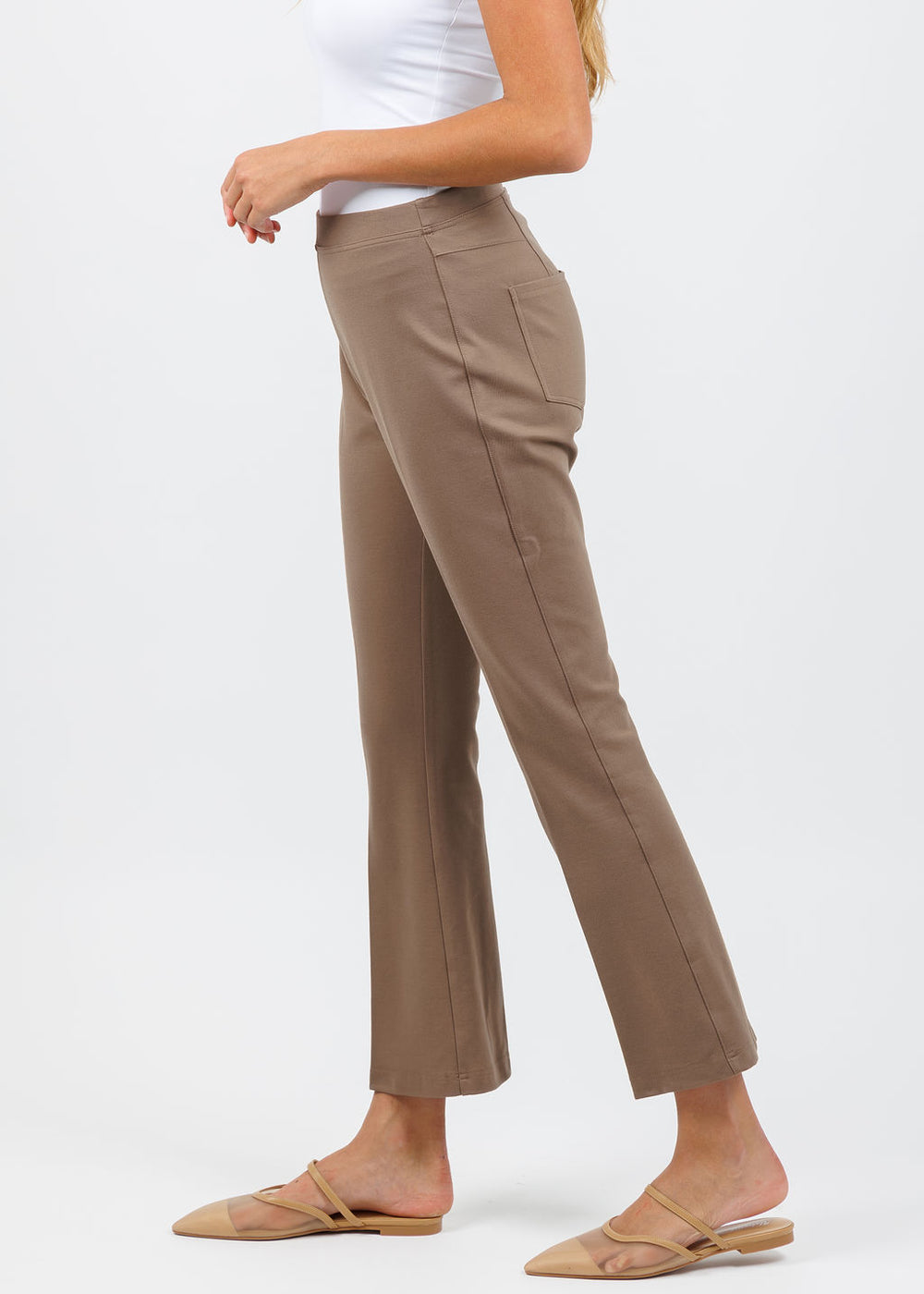 Peace of Cloth - Ella Paramount Knit Pants - Mocha