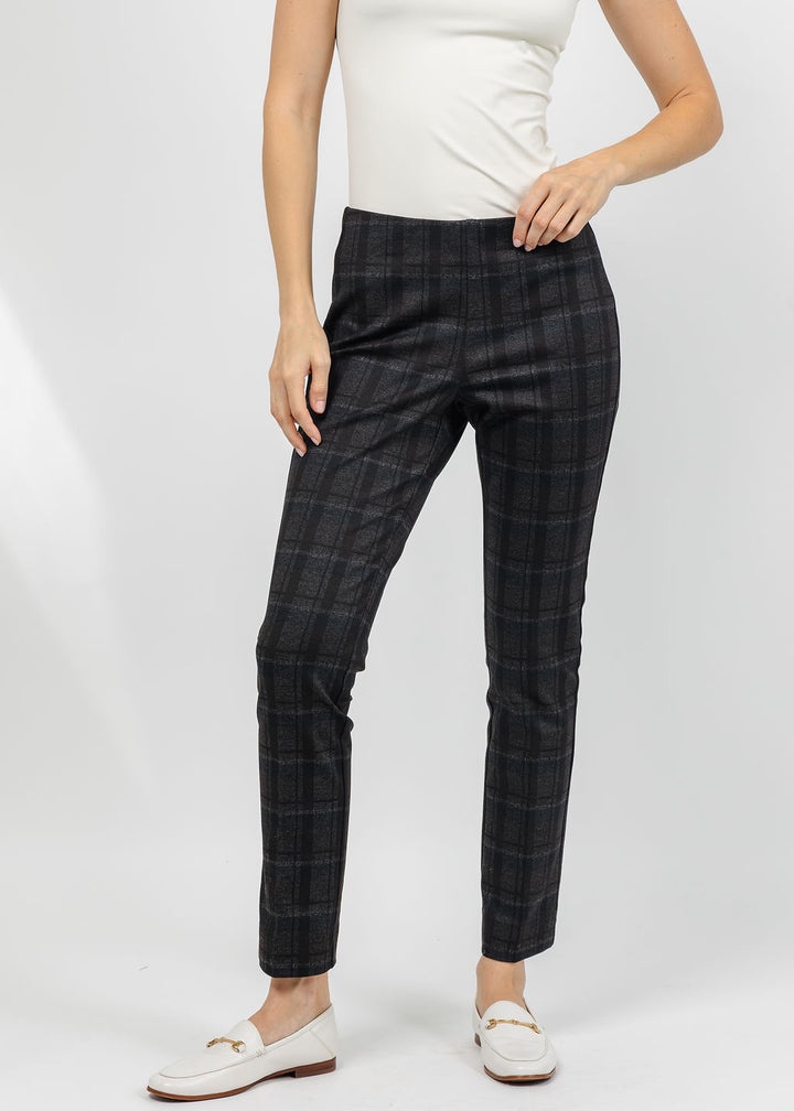 Peace of Cloth Annie Bittersweet Plaid Pant in Multi available at Barbara Katz
