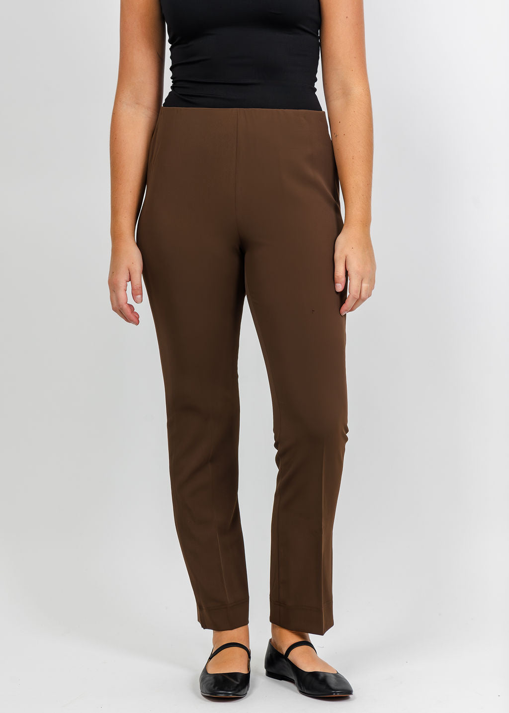 Peace of Cloth Annie Excursion Twill Pant in Cocoa available at Barbara Katz