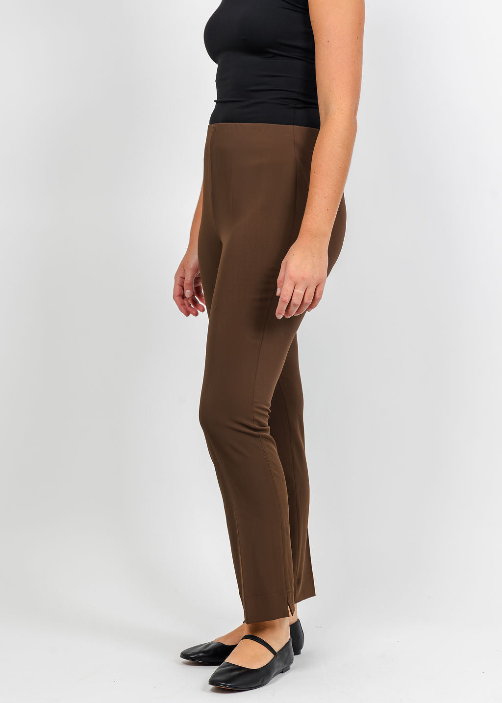 Peace of Cloth Annie Excursion Twill Pant in Cocoa available at Barbara Katz