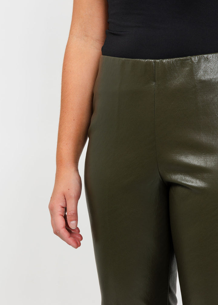 Peace of Cloth Annie Ultra Faux Pant in Olive available at Barbara Katz