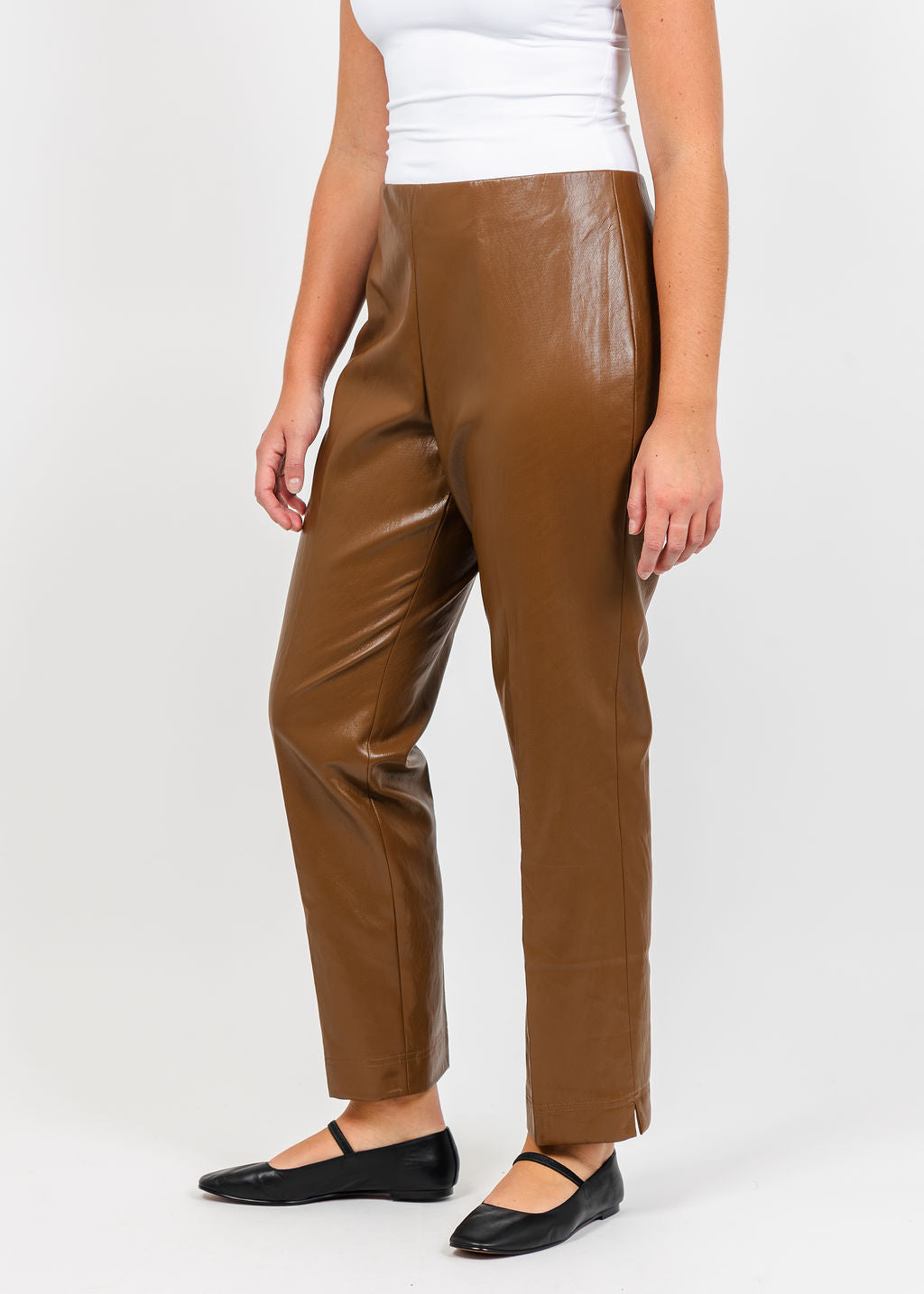 Peace of Cloth Annie Ultra Faux Pant in Saddle available at Barbara Katz