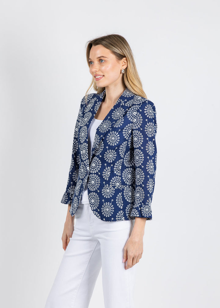 Peace of Cloth Gia Jacket in Multi available at Barbara Katz
