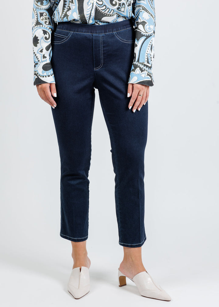 Peace of Cloth Joey Cropped Jeans in Indigo available at Barbara Katz