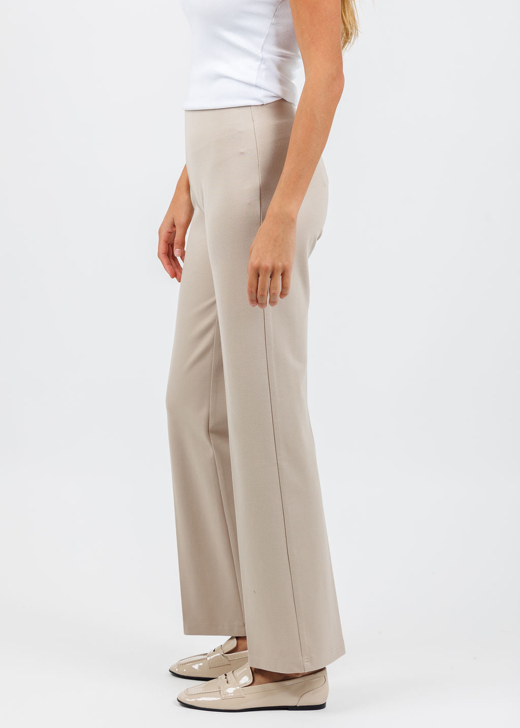 Peace of Cloth Jules Paramount Knit Pants in Oat available at Barbara Katz