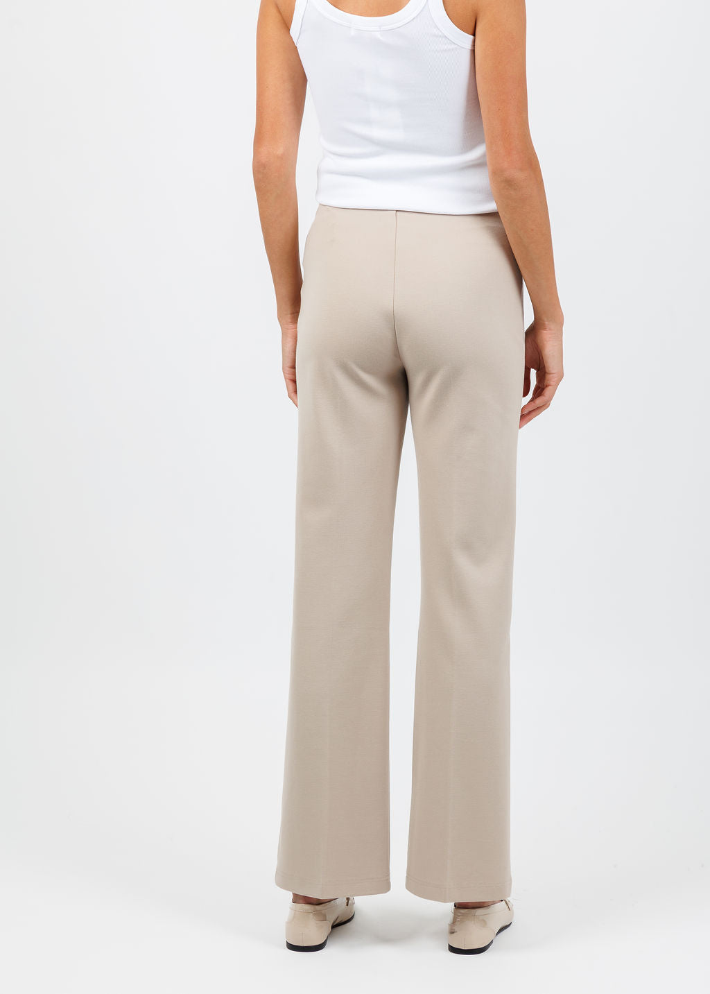 Peace of Cloth Jules Paramount Knit Pants in Oat available at Barbara Katz