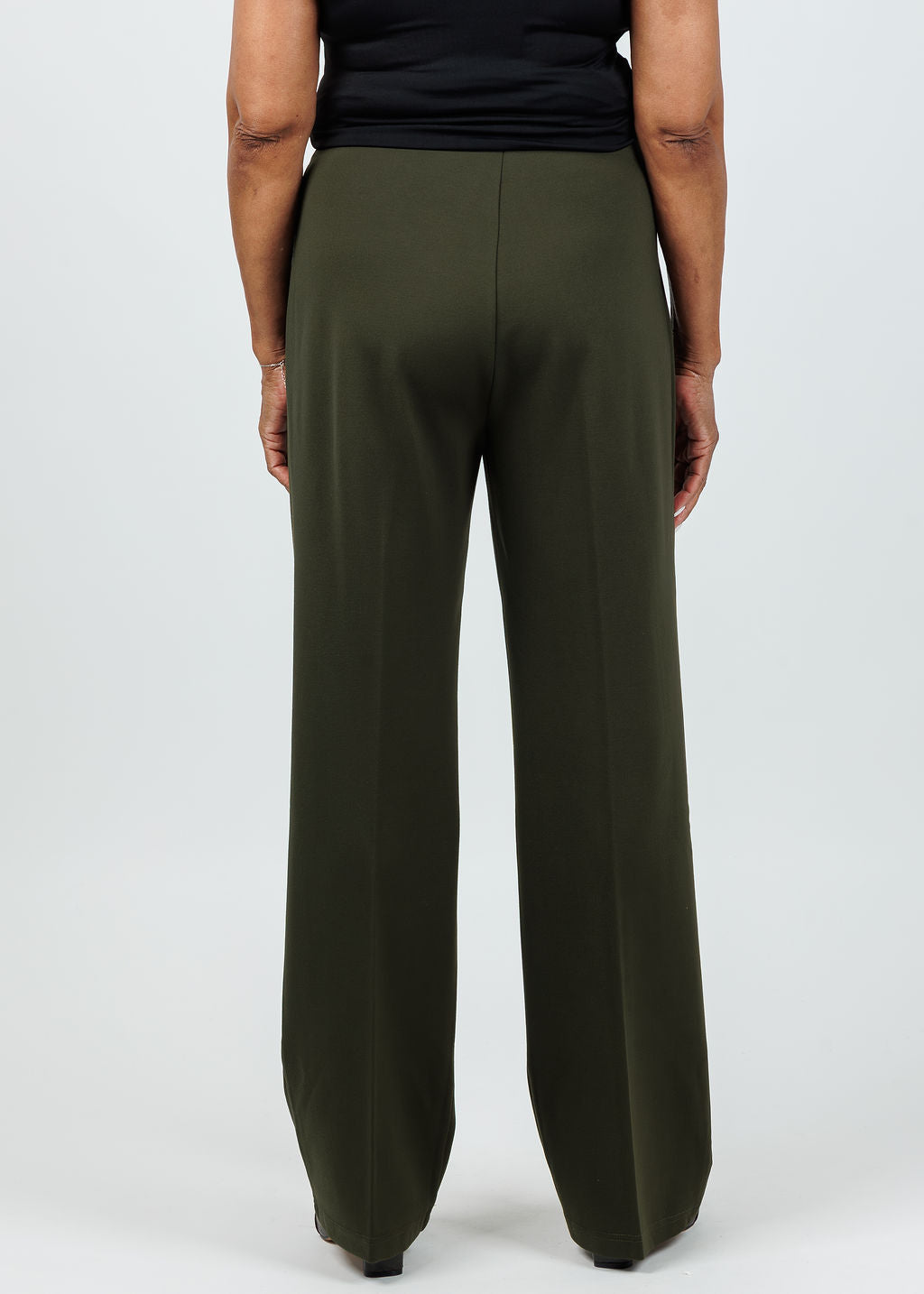 Peace of Cloth Jules Paramount Knit Pants in Olive available at Barbara Katz