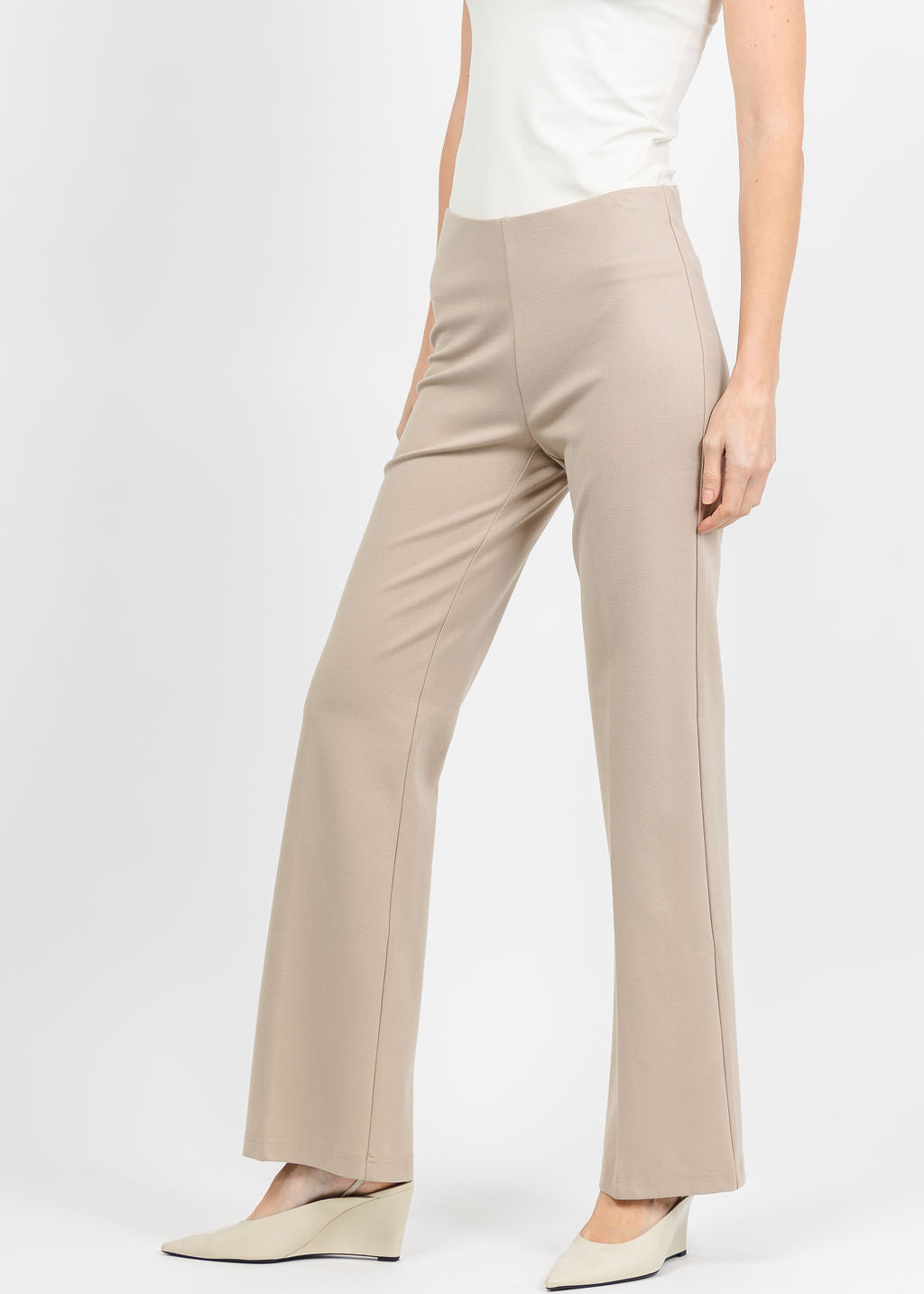 Peace of Cloth Jules Paramount Knit Pants in Oat available at Barbara Katz