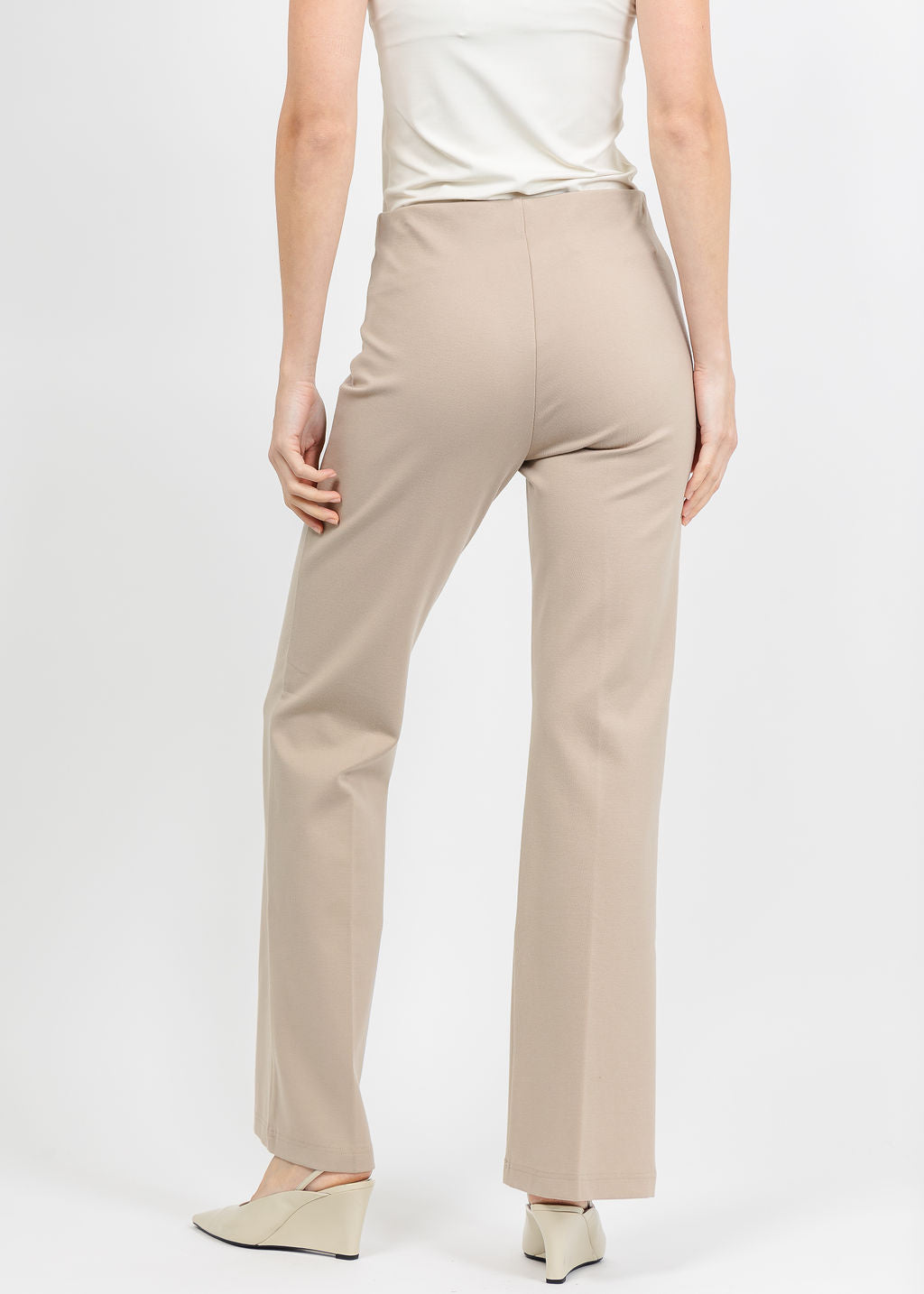 Peace of Cloth Jules Paramount Knit Pants in Oat available at Barbara Katz