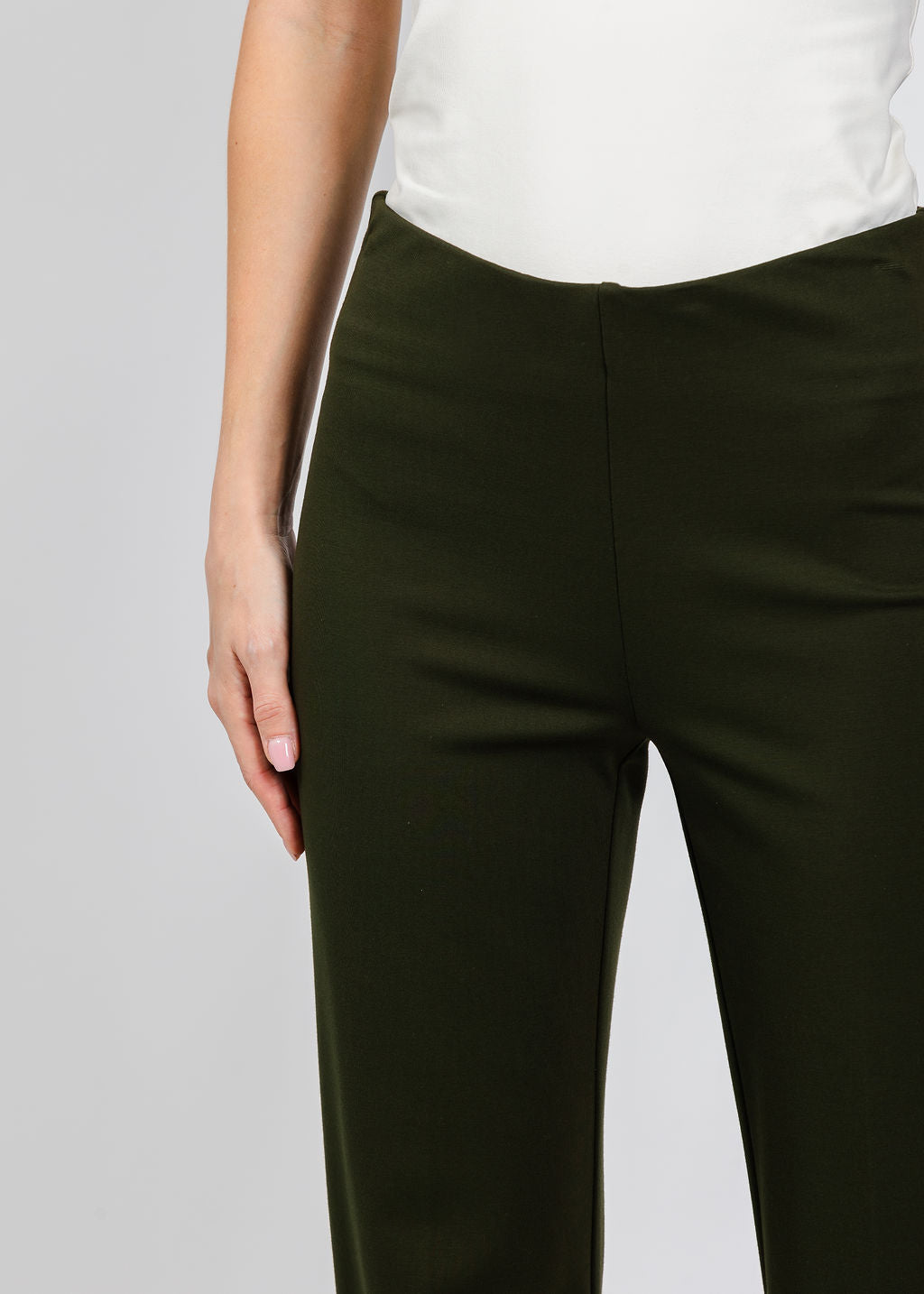 Peace of Cloth Jules Paramount Knit Pants Olive available at Barbara Katz