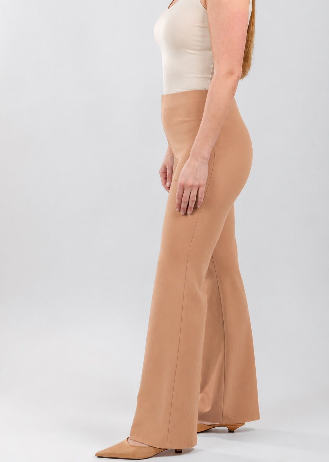 Peace of Cloth Jules Paramount Knit Trousers in Cork available at Barbara Katz