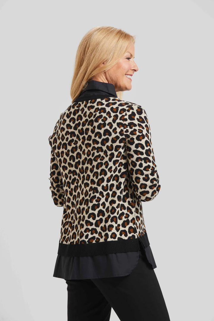 Peace of Cloth Leopard Safari Sweater