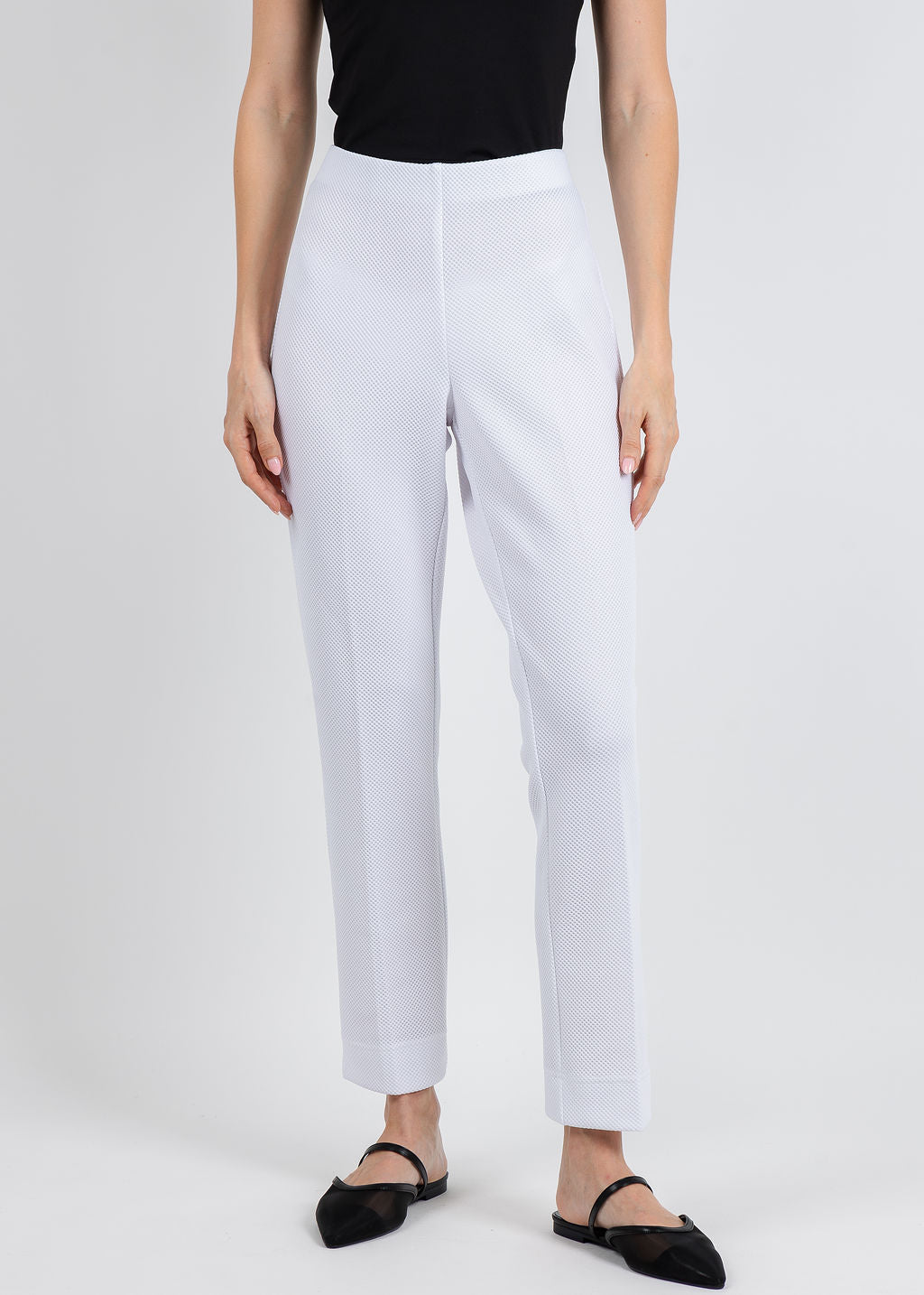 Peace of Cloth Pique Annie Pants in White available at Barbara Katz