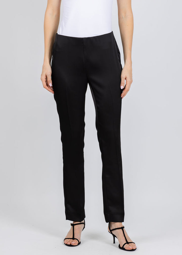 Peace of Cloth Satin Annie Pants in Black available at Barbara Katz